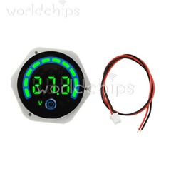 Digital Voltmeter Power Indicator Waterproof DC 8-120V Volt Meter With switch