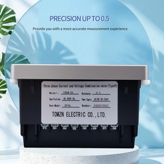 Three Phase Volt Current Meter 3P4L AC/DC 85-265V Frequency Max Min Value Tester