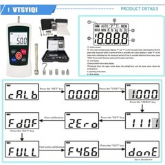 Digital Force Gauge Force Gauges Portable Push Pull Gauge Measuring Value 20N