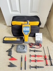 FLUKE 985 PARTICLE COUNTER AIR QUALITY METER HVAC IAQ W/NEW LEAD SET-SHIPS FREE