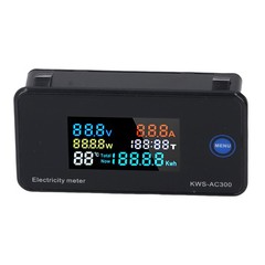 AC Multimeter AC50-300V 0-100A 0-30KW 0.01-19999Kwh Voltage Power Energy Meter
