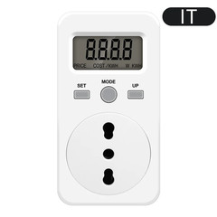 Digital Energy Meter Wattmeter Socket Voltage Power Consumption Watt AC 230V 16A
