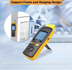 Tzone Thermocouple Thermometer Data Logger for K/T/J Type Probe,4 Channels Ha…