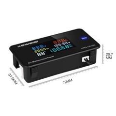 KEWEISI DC 0-200V Voltmeter Ammeter KWS Power Meter LED Digital L1D6-