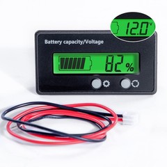 12V 24V 36V 48V Battery Capacity Indicator Golf Cart Voltage Meter with LCD D…