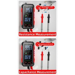 FS899S Digital Multimeter With USB C Charging And Large Backlight Display