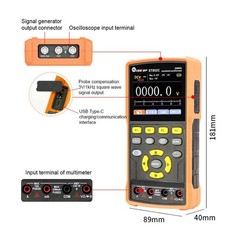 TOOLTOP ET852C 3-IN-1 2CH Oscilloscope 50MHz Multimeter Signal Generator 3.2″