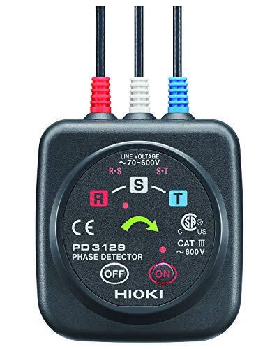 HIOKI PD3129 Phase Rotation Meter Slim Type Just clip from top of wire coating