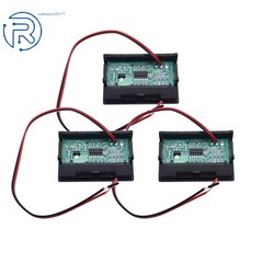 6× DC 4.5-30V LED 3Digital Display Voltage Meter Voltmeter Panel Motorcycle