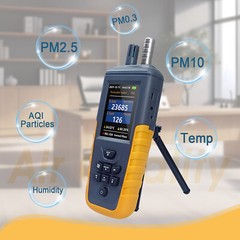 Dust Mass/Particle Counter PM2.5 PM10 Detector Dust Concentration Tester Temp RH