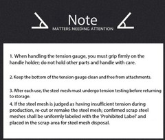 Tension Gauge, Wire Mesh Tension Gauge, Steel Mesh Tension Tester