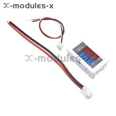 DC 100V 10A Voltmeter Ammeter Blue Red Dual LED Digital Volt Amp Meter Gauge