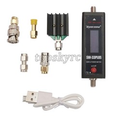 SW-33PLUS Mini VHF/UHF 125-525MHz Standing Wave Power Meter 100W w/ Dummy Load