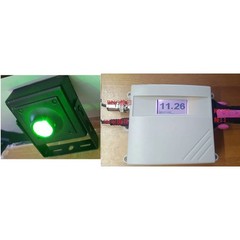 Photoelectric Laser Power Meter 0.01-100mW Supports RS232 Control 400nm-1100nm