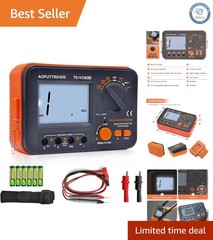 Battery-Powered 1000V Insulation Resistance Meter for Safety Testing and Control