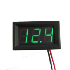 Mini LED 3-Digital Display Volt Voltage Voltmeter Panel Accurate Meter 4.5-30V