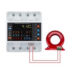 4P 100A Three Phase Energy Meter WiFi Bidirectional Reclose Relay Switch Box