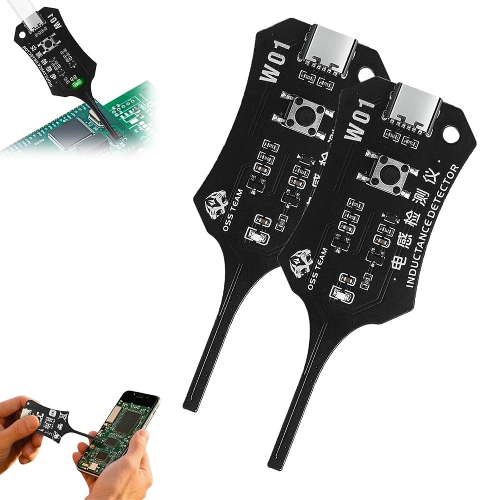 2 PCS Type-C Inductance Tester Motherboard Coil Tester, Electronic Circuit Board