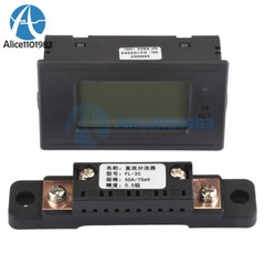 DC6-200V 20/50/100A Multi-functional Voltmeter Ammeter Digital LCD Power Meter