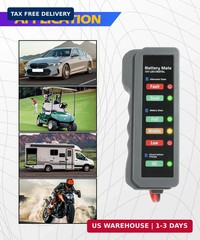SCUARI Car Battery Tester,Car Accessories Relay Tester,12V Automotive Digital Ba