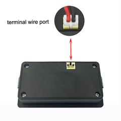1/2pack DC 12V Battery Meter, Battery Capacity Voltage Monitor Gauge Indicator