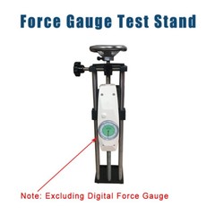500N Horizontal Force Gauge Test Stand Push-Pull Vertical Meter Spiral Rack Hand