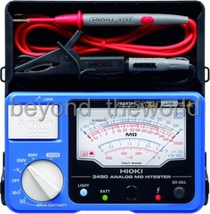 Hioki 3490 Analog Megohm HiTester 1000V DC Continuity Check 200 mA ⭐Tracking⭐