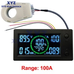 50A/100A/200A/400A Bluetooth Voltage Current Power Energy Meter Coulomb Counter