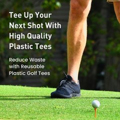 Golf Tees Plastic Golf Tees Tee Set for Driver Value 60 100 Piece Reuse…