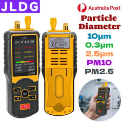 JLDG JD-3005 Dust Particle Counter 5 Channel 0.3/2.5/10μm PM2.5 PM10 Detector AU