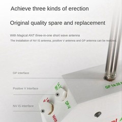 Telescopic Antenna for GP For PAC12 JPC7 Shortwave Radios 201 Stainless Steel