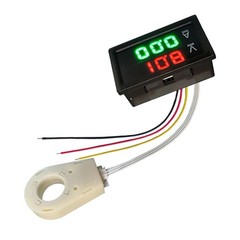 200A 0.2A Hall Current Voltmeter Dual Digital Led Display DC 5V-100V DC 0-300V ±