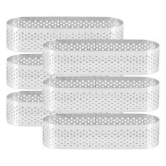 3x(6pcs Oval Pothole Molds French Dessert Mousse Fruit Cake Cake4187-
