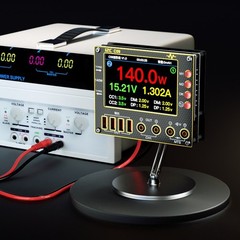 Compact C09 I2C Waveform Ammeter with Triple Display and Fast Response
