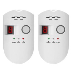 2-10 Digital Gas Leak Detector Alarm Sensor Propane Butane Methane Natural Catch