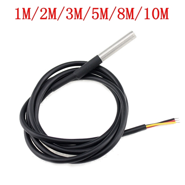 DS18B20 Waterproof Digital Probe Temperature Sensor Cable Thermometer Thermal