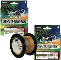 Ultimate Depth-Hunter Metered Line – 1500ft 40lb Fluorocarbon Braided Fishing