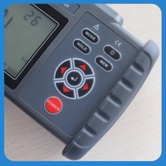 Digital Micro Ohm Meter Ohmmeter DC Low Resistance Tester with 0.001mΩ~300.0KΩ