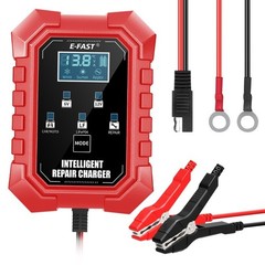 6V/12V 1.5A Smart Battery Charger for Car Motorcycle Lead-Acid Repair