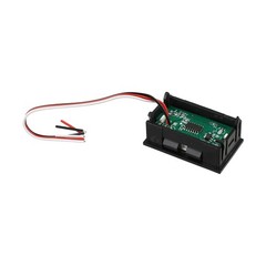 LED Digital DC Voltmeter with Convenient Wiring Reverse Connection Protection