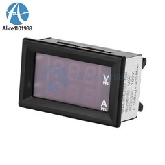 DC 100V 50A Digital Voltmeter Ammeter LED Amp Dual Voltage Meter Gauge Display
