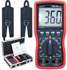 Double Clamp Digital Phase Voltmeter with Data Retention Function Range 0A～20A