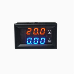 H28UI410 DC Dual Readout Voltmeter Ammeter 100V 20/50A Built-in Adjustable Shunt