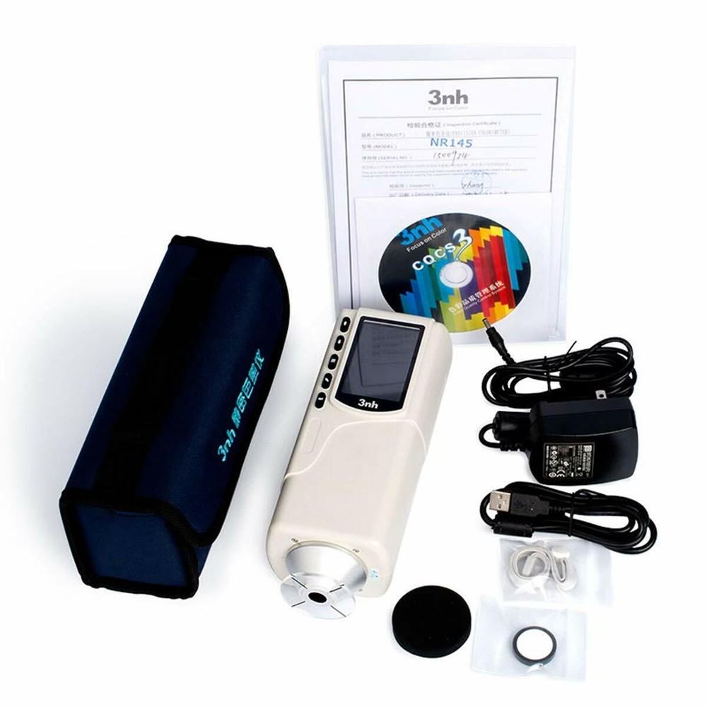 8mm Caliber Color Difference Test Analyzer 45°/0° Color Meter Colorimeter D65