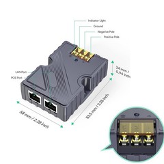 Reliable Connectivity For Dishy Cable Adapter and For PoE Injector for Starlink