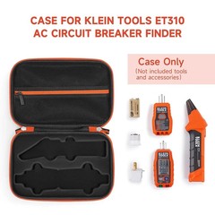 Hard Case Storage Box For Klein Tools ET310 80041 RT250 Tester No Accessories