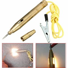 Electric AC/DC Voltage Detector Sensor Pen Cable Tester 6-24V Pocket-Sized Tool