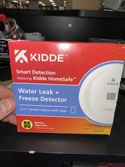 B-7. Kidde 1-Pack 60WLDR-W Battery Smart Water Leak Detector & Freeze Alarm w/Wi
