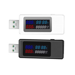DC 4-30V USB Current Voltage Timing Power Capacity Tester LCD Display Detector