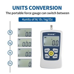 Digital Push Pull Force Gauge Portable High Precision Dynamometer Pull Tester